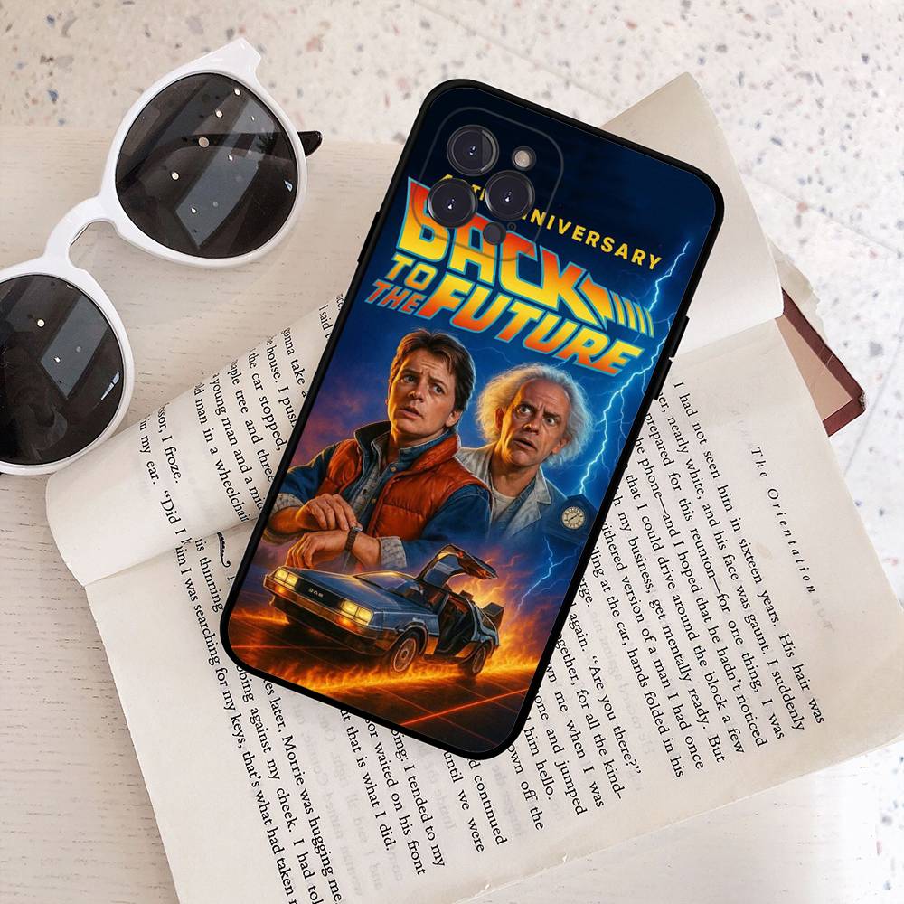 Back To The Future Phone Case For Iphone 17 Air 16 15 14 13 12 11 Pro Max 16 15 14 Plus TPU Soft Case