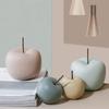 Nordic Exquisite Apple Sculpture and Figurines for Interior Home Decor Desk Accessories Ceramic Decor Creative Fruit Ornament