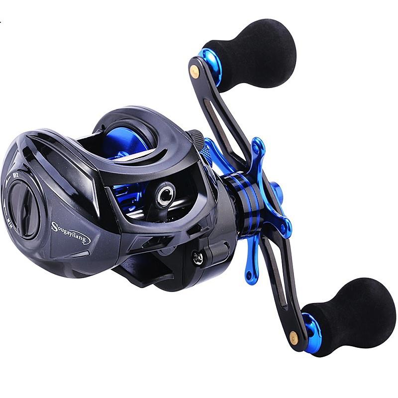 Baitcasting Reels Dubbla Brake Systems Baitcaster Reels Reel 7.0 Gear Ratio Fishing Reel Baitcast