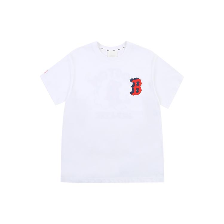 New MLB T Shirt Women's White Summer 31TSP1131-43W