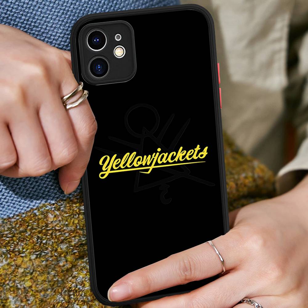 TV Horror Yellowjackets For IPhone 11 12 13 14 15 16 Pro Max Plus X XS MAX Back Cover Matte Phone Case