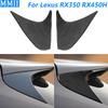 For Lexus RX350 RX450h 2010-2015 Carbon Fiber Rear Tail Wing Both Side Panel Decorative Cover Car Accessories Decoration Sticker