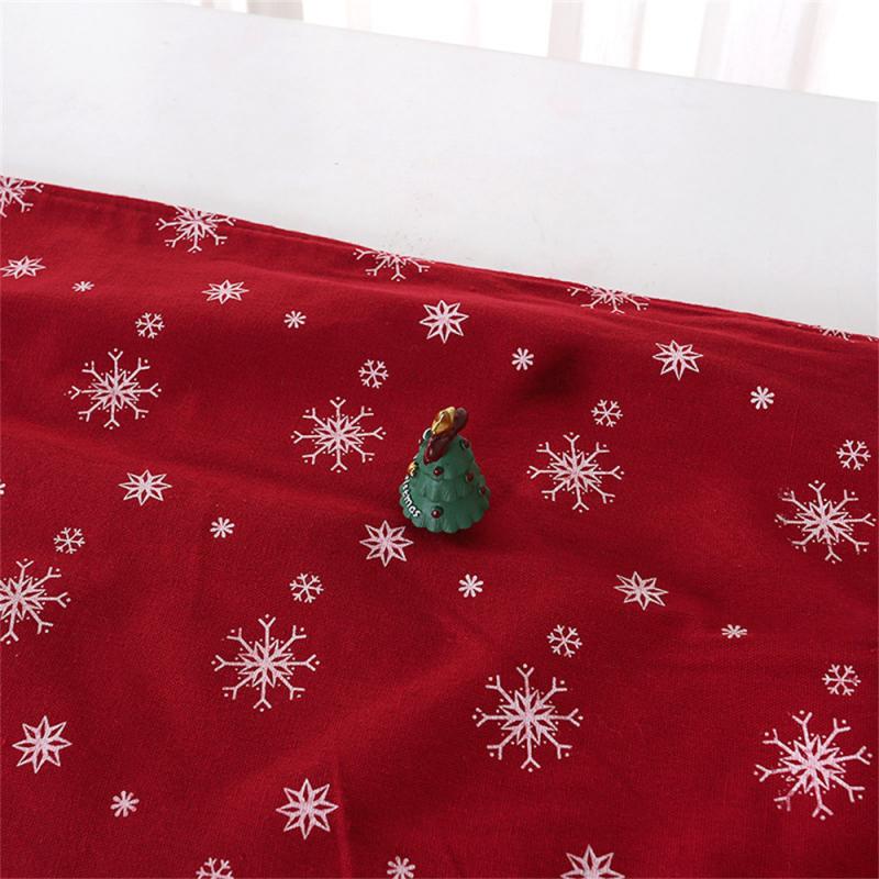 Linen Christmas Table Runner Snowman Xmas Tree Home Dining Table Cover Tablecloth 2024 Navidad Noel Christmas Decorations 2025