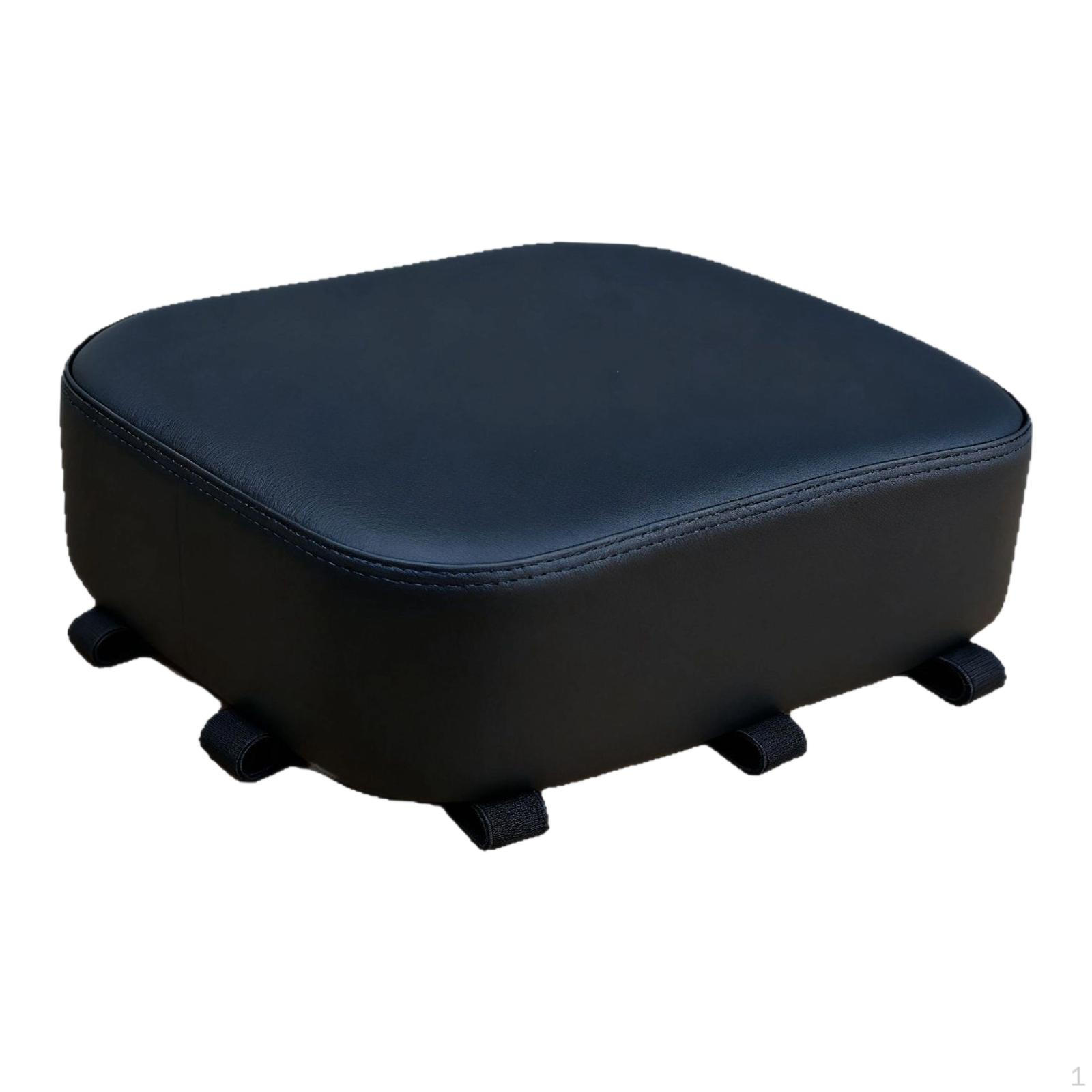 

Manned Cushion Rear Seat Shock Absorbing Sturdy Comfort Outdoor Men Women Cycling PU Leather чёрный