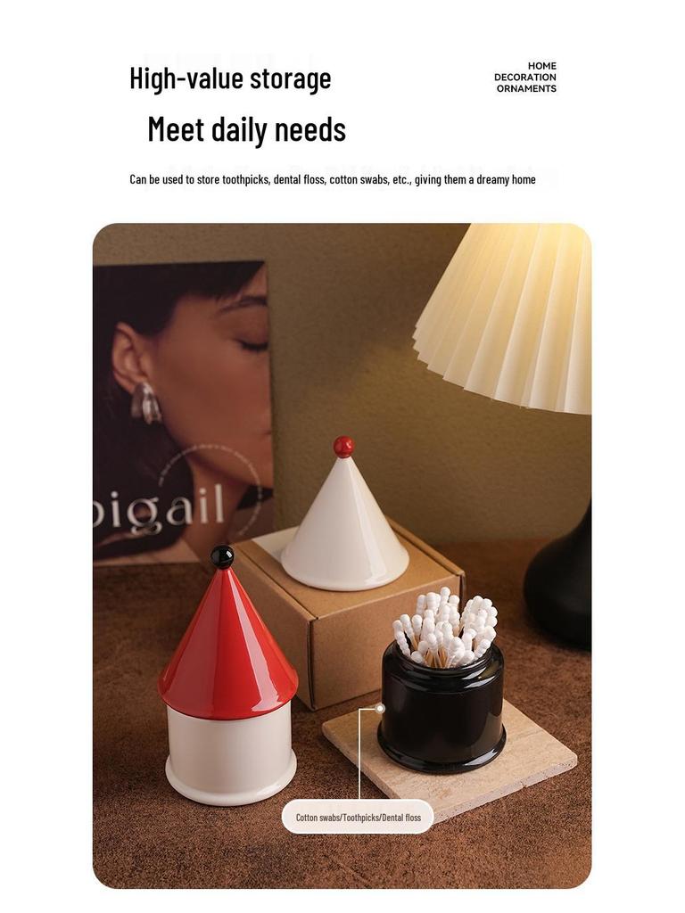 Beihanmei Vintage Style Decorative Toothpick Holder - High-End Creative Home Ornament