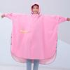 Poncho de pluie à capuche OEING pour enfants avec espace pour sac à dos