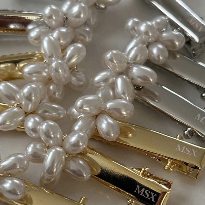 

mosxe Berry pearl hair pin (2color) gold