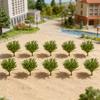 Artificial Plant Simulated Plant 3cm Tall Dark Green Bushes