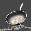 Haolaibao Diamond Mesh 304 Stainless Steel Non-stick Wok