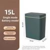 15L Touchless Smart Trash Can Waterproof Sensor Waste Bin Auto Sealing Kitchen Bathroom Bedroom Modern Waste Container