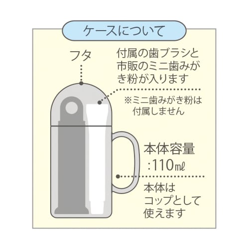 Skater Dental Case Included Standing Joint Toothbrush Normal Bristle Hardness 14.5cm My Neighbor Totoro Ghibli TRKS1-A