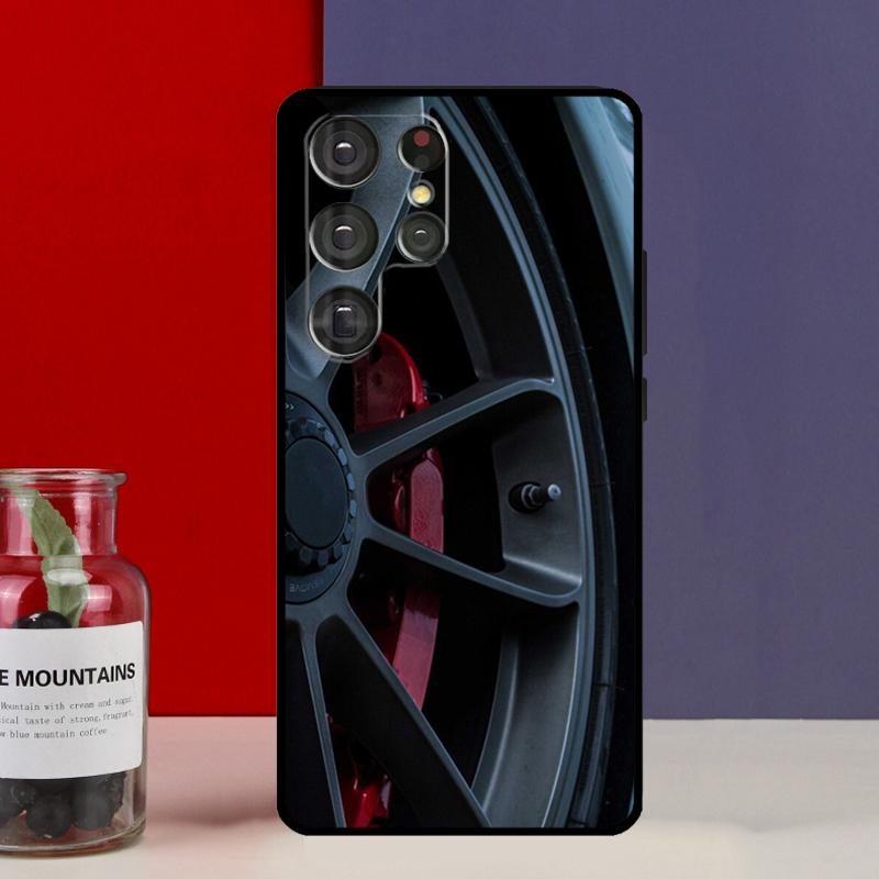 Sports Car Wheel Tire Speed Funda Case For Samsung Galaxy S25 Ultra S9 S10 S20 S21 FE S22 S23 Plus S24 Ultra Phone Cover