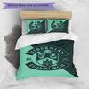 Hibernian FC Set Lenzuola Stampato 3 Pezzi Copripiumino Traspirante con Federe Biancheria da Letto Decorativa per Camera da Letto Casa