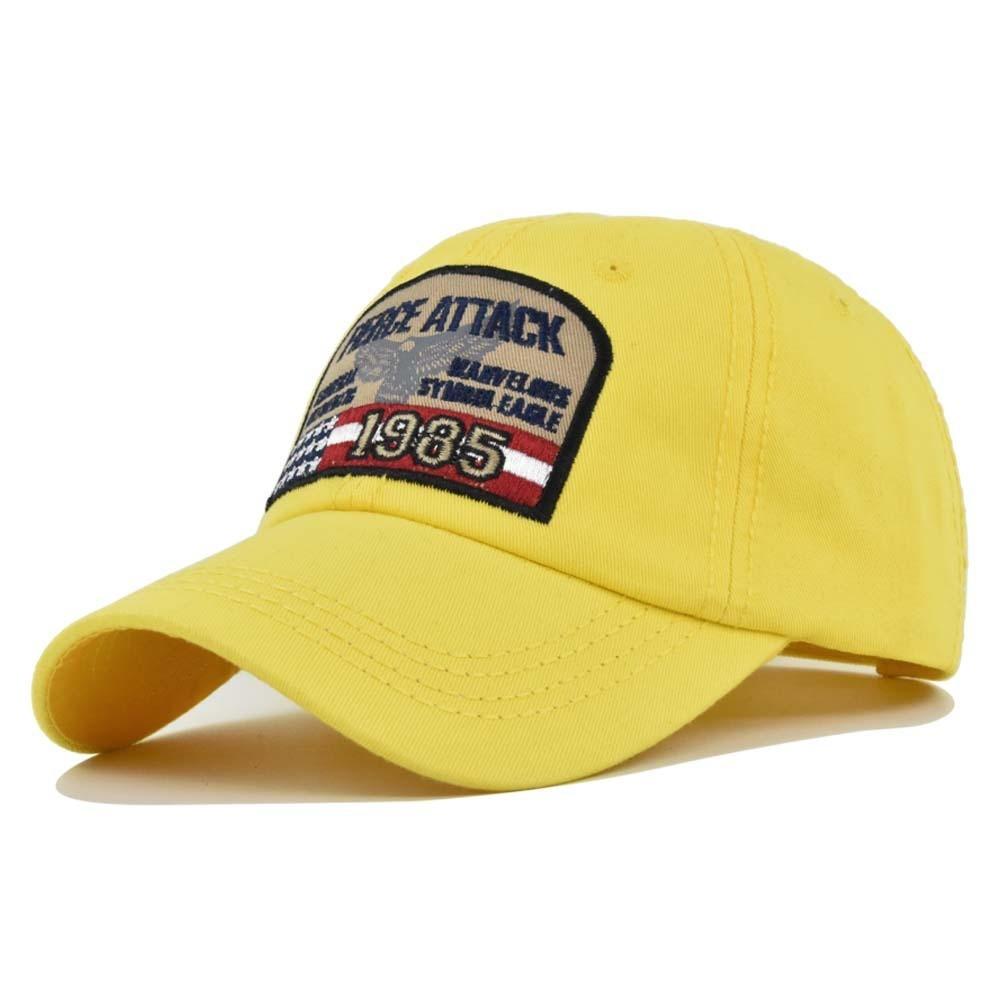 Cap Vintage Baseball Embroidered Duck Tongue Hat 1985 For Outdoor Activities Cap