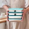 304 Edelstahl Lunchbox Bento Behälter Auslaufsicher Versiegelt Lebensmittelaufbewahrung für Reise Picknick Büro Wiederverwendbare Obstsalatbox