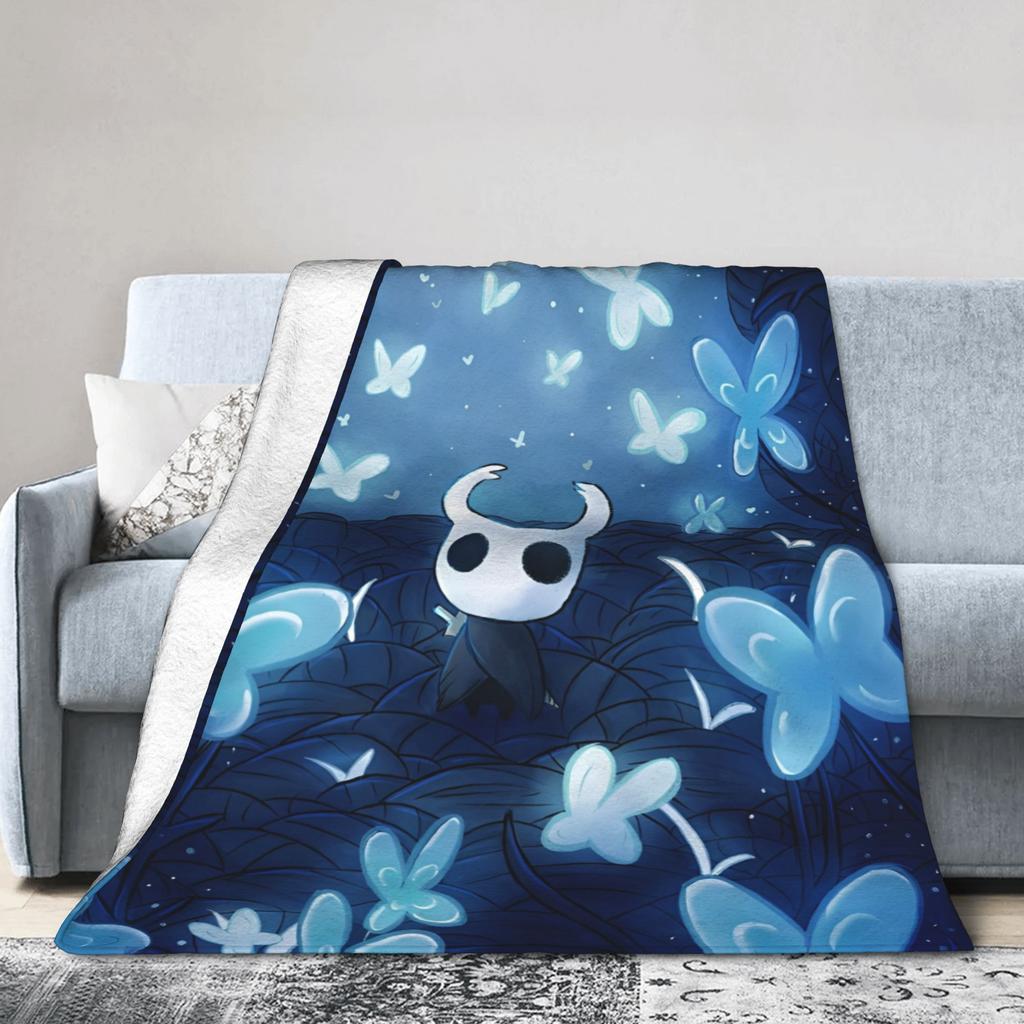 Hollow Knight Funny Games Blanket Lightweight Thin Flannel Novelty Gift Throw Blankets Quilt