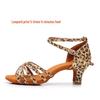Women's White Latin Dance Shoes - Medium-High Heel, Soft Sole, Suitable for Adults & Big Kids, Ideal for Practice & Square Dance