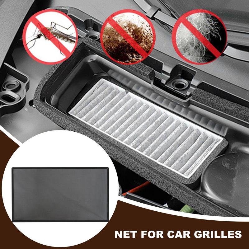 Front Grill Mesh Car Mesh For Front Grille 27.6x19.7 Inch Hood Vent Protective Screen Modification Parts For Vehicle Opening