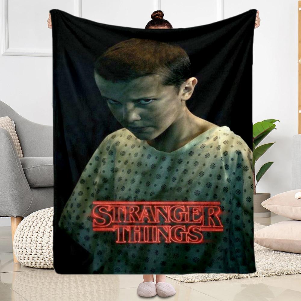 Stranger Things Blanket Suitable for sofas,travel, living rooms also a good gift for friends and family Suitable for all seasons.