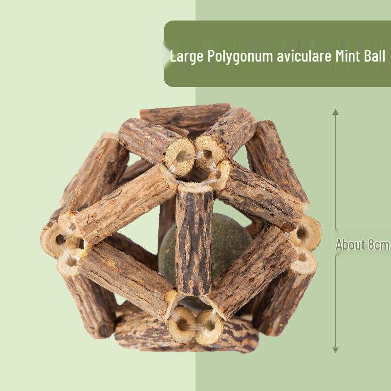 Catnip & Polygonum Teething Ball Toy for Kittens