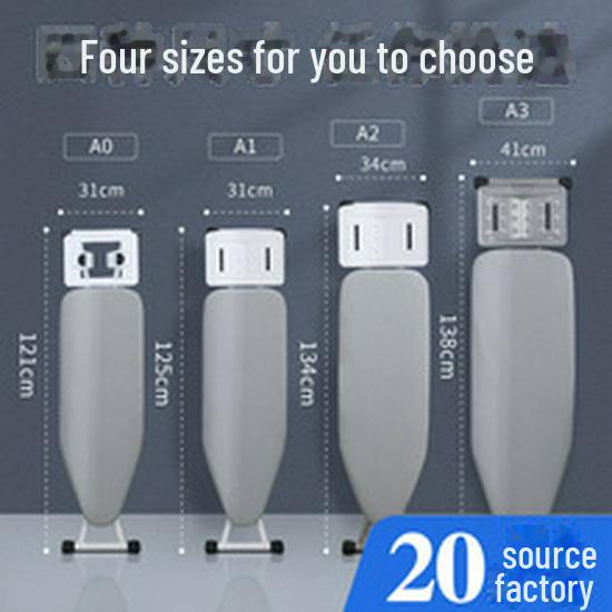 Compact Folding Desktop Ironing Board for Household Use