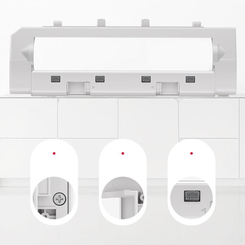 Robot Vacuum Brush Protectors Main Brush Cover Protective Main Brush Home Cleaning Device Spare Part ABS Texture