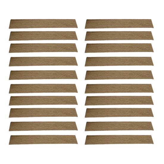 20Pcs Mini Doll Houses Wood Flooring Self-Adhesive Baby House Floor