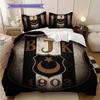 Besiktas logotyp Mönster Sängkläder Täcke Set Påslakan Örngott Heminredning Födelsedagspresent (1 * påslakan + 2 * örngott, utan kärna)