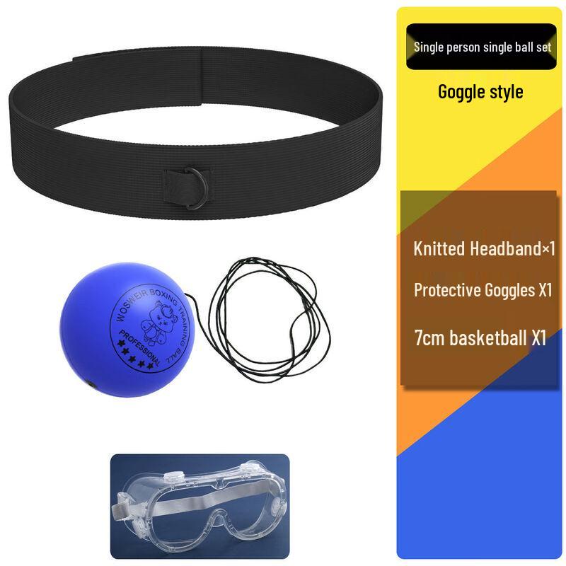 YTYIN Head-Mounted Boxing Reflex Ball Set