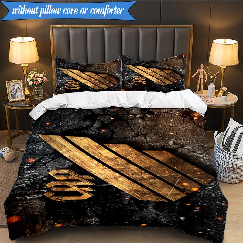 3PCS Athletico Football Club Printed Soft Bedding Set,Including 1pc Duvet Cover And 2pcs Pillowcases Perfect for Bedroom, Dormitory, Fan Gift