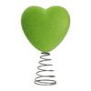 Double Holiday Flocking Heart Decoration for Patrick Day and Easter Tree Toppers Efficient Design Tree Top Accessory