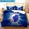 Copenhagen Lion Emblem 3PCS Print Bedding Set, Includes A Duvet Cover and Two Pillowcases for Bedroom, Dormitory, Suitable for All Seasons