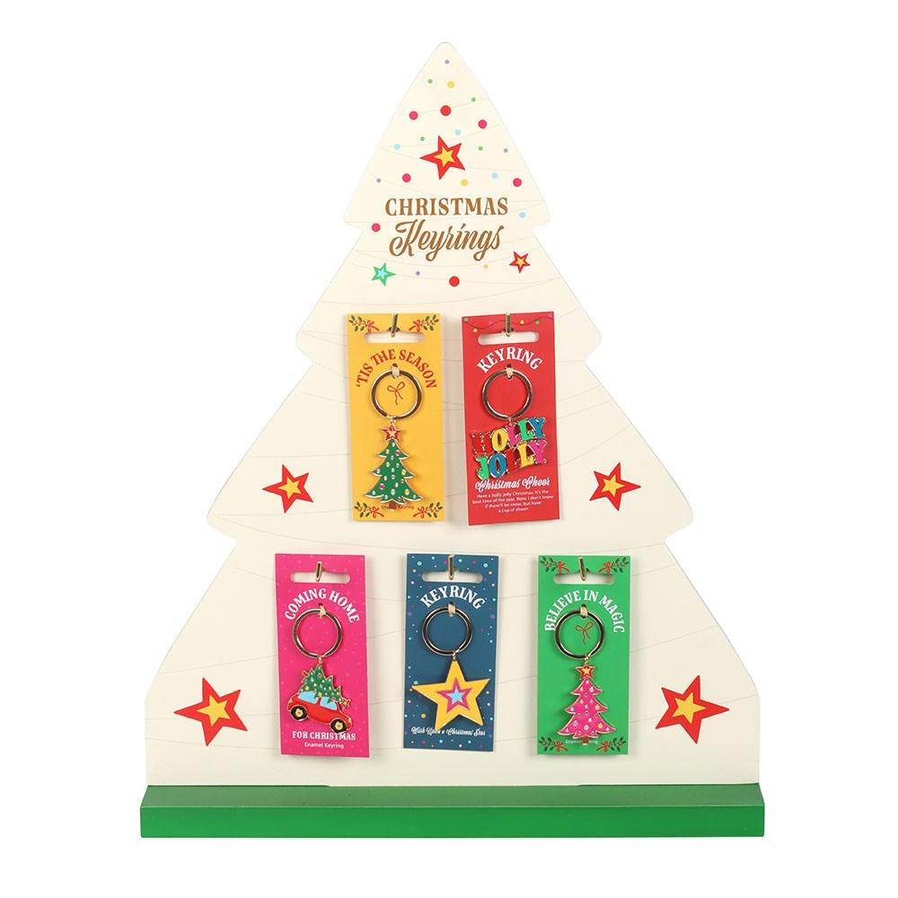 Something Different Nostalgic Christmas Keyring (Pack of 25)