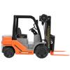 1:10 Scale Children Forklifts Toy Model Inertia Forklifts Gift Toy With Pallets Box
