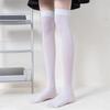 Einfarbige Lolita Lange Strümpfe JK Damen Mädchen Niedliche Schwarze Weiße Strumpfhosen Über Knie Oberschenkelhoch Socken Sexy Nylonstrümpfe