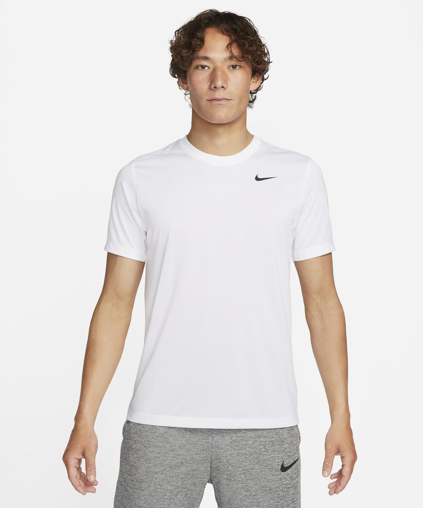 Nike Dri-Fit Fitness T-Shirt M - White:Black / Dx0990-100