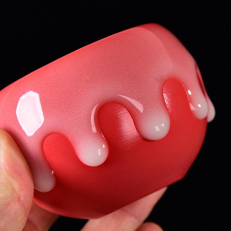 Yangzhi Jade Rich Oil Master Home Use Large Tasting Kung Fu Set Single Gift Tea Drinking Cup