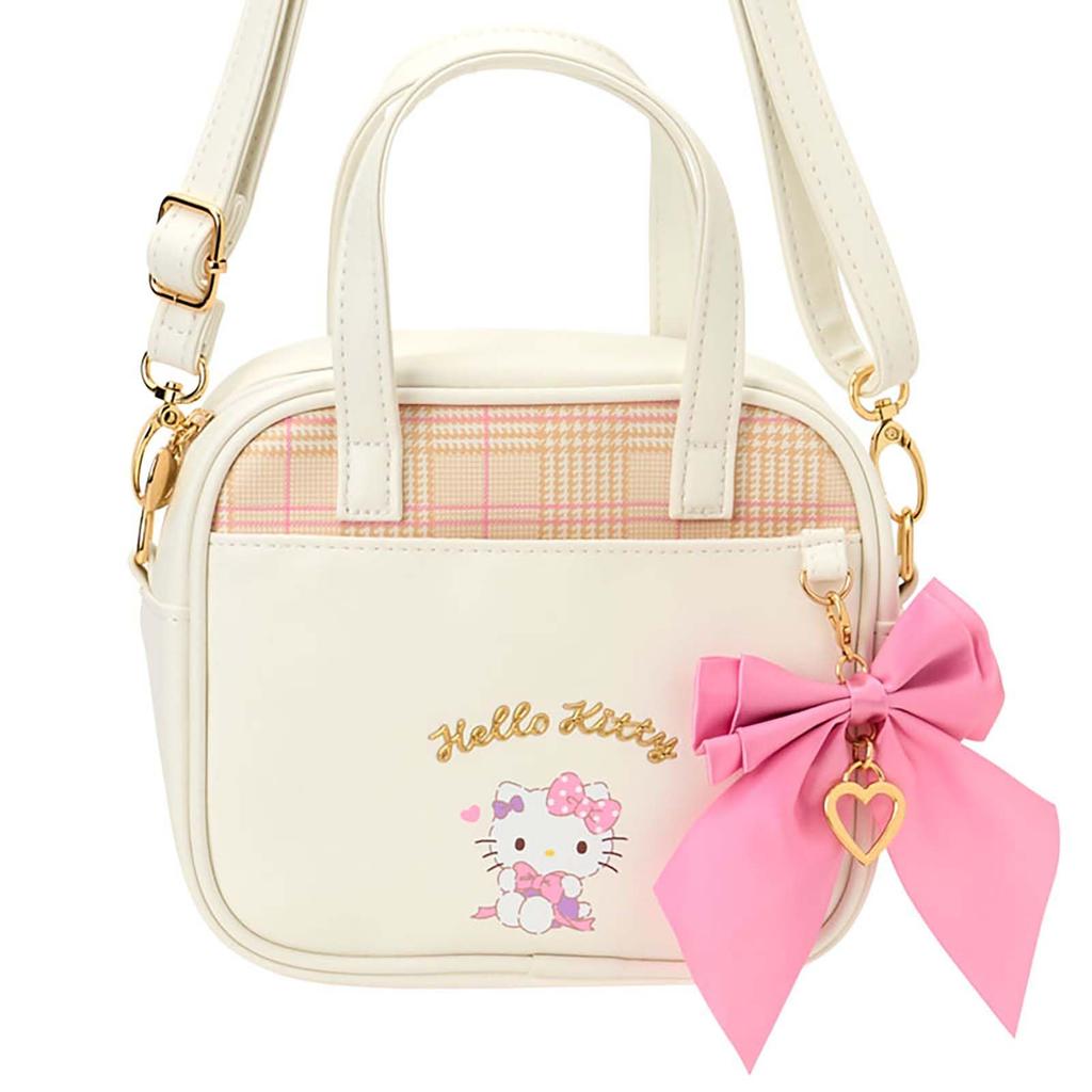 Sanrio Hello Kitty Mini Boston Bag with Shoulder Ages 3 and 248045 Strap, Up,