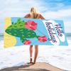 Summer Fruit Collection Digital-printed Polyester Superfine Fiber Double-sided Fleece Beach Vacation Bath Towel, Beach Towel