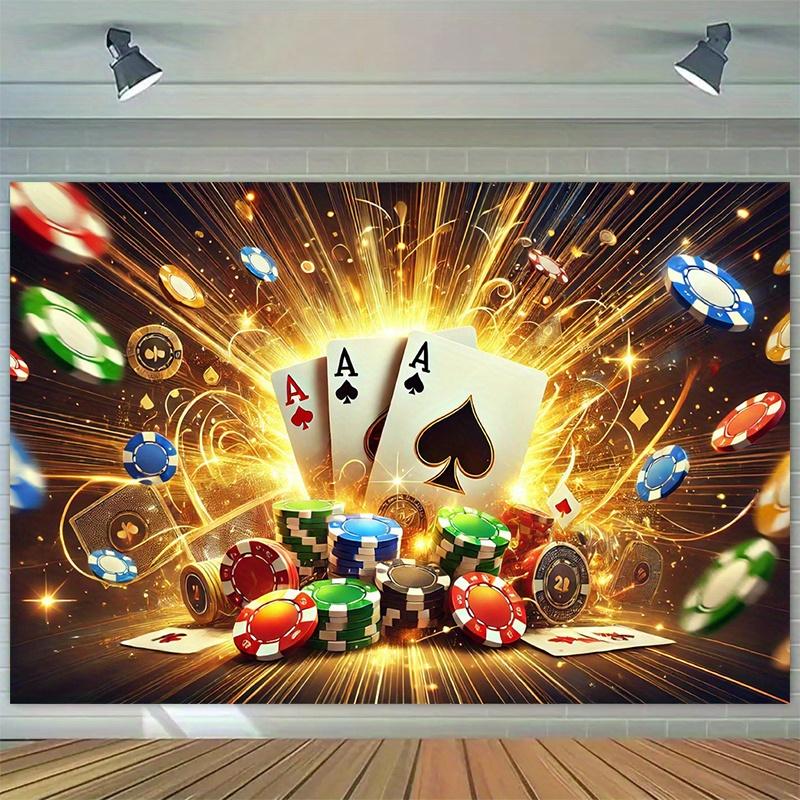 

Black Jack Theme Colorful Theme printing polyester wall tapestry suitable for use in living rooms bedrooms offices bars party 74x94cm(29x37in)