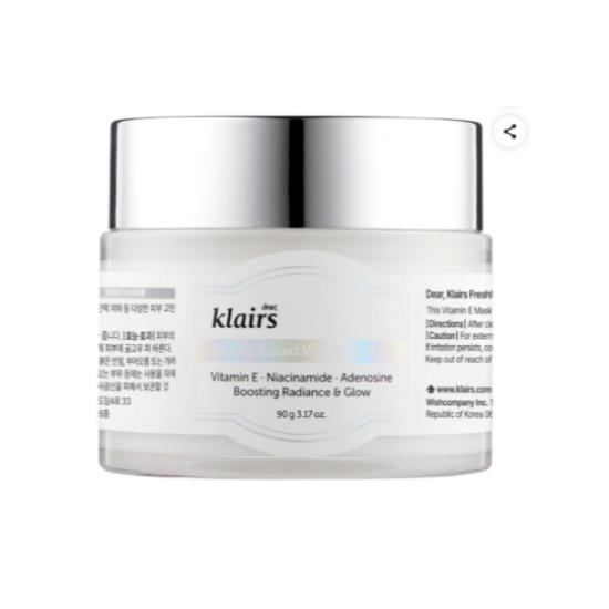 KLAIRS Freshly Juiced Vitamin E Mask Brightening Moisture Care 90g