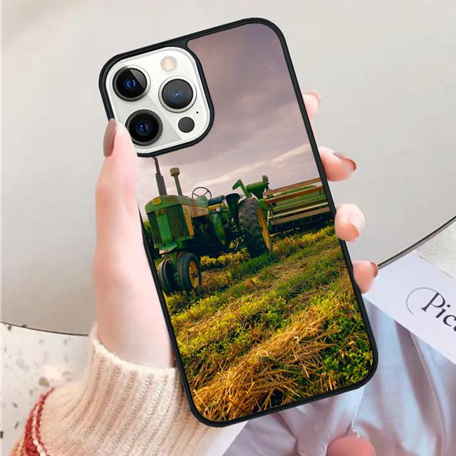 Farm Vehicle Tractor Phone Case Cover For iPhone 17 Air 15 16 14 Plus 11 12 13 Pro Max Apple max