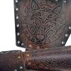 Medieval Arm Bracers Multifunction Wrist Guard PU Leather Wristband for Fancy
