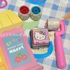 2026Sanrio Kuromi My Melody Cinnamoroll Stamp Cute Roller Pattern Journal Material Class Encouragement Stamp Girls Birthday Gift