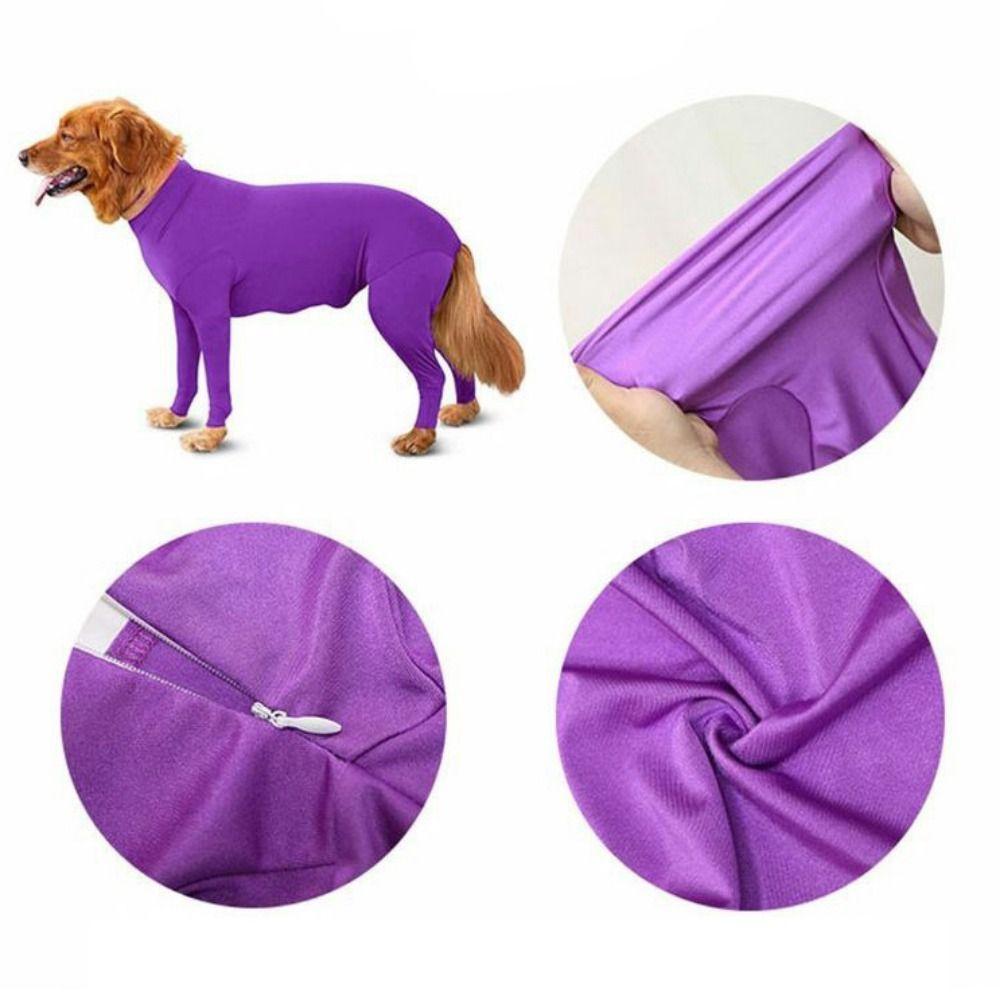 Wygodny kombinezon dla psa Jednokolorowy Duże psy Kombinezon Odporny na wypadanie sierści
