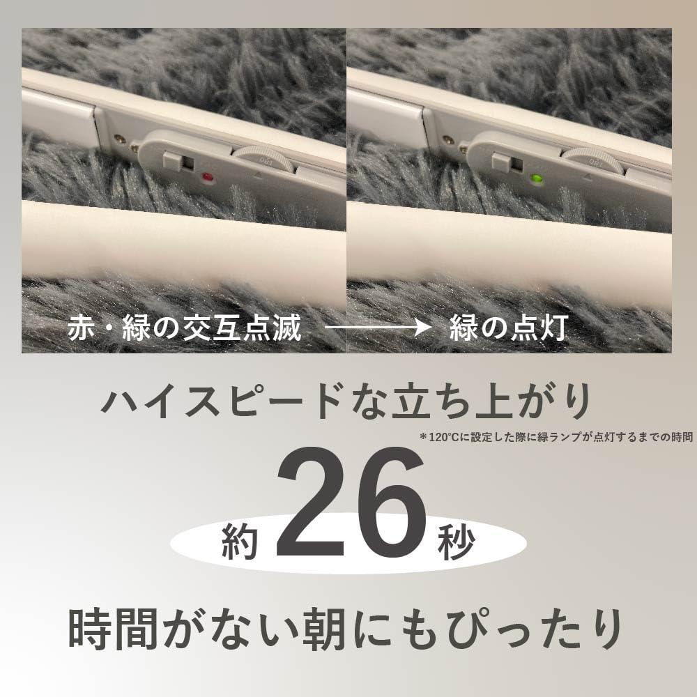 Monochrome Kozumi Ceramic Straightening International Iron, Compatible, White, KHS-8800/W