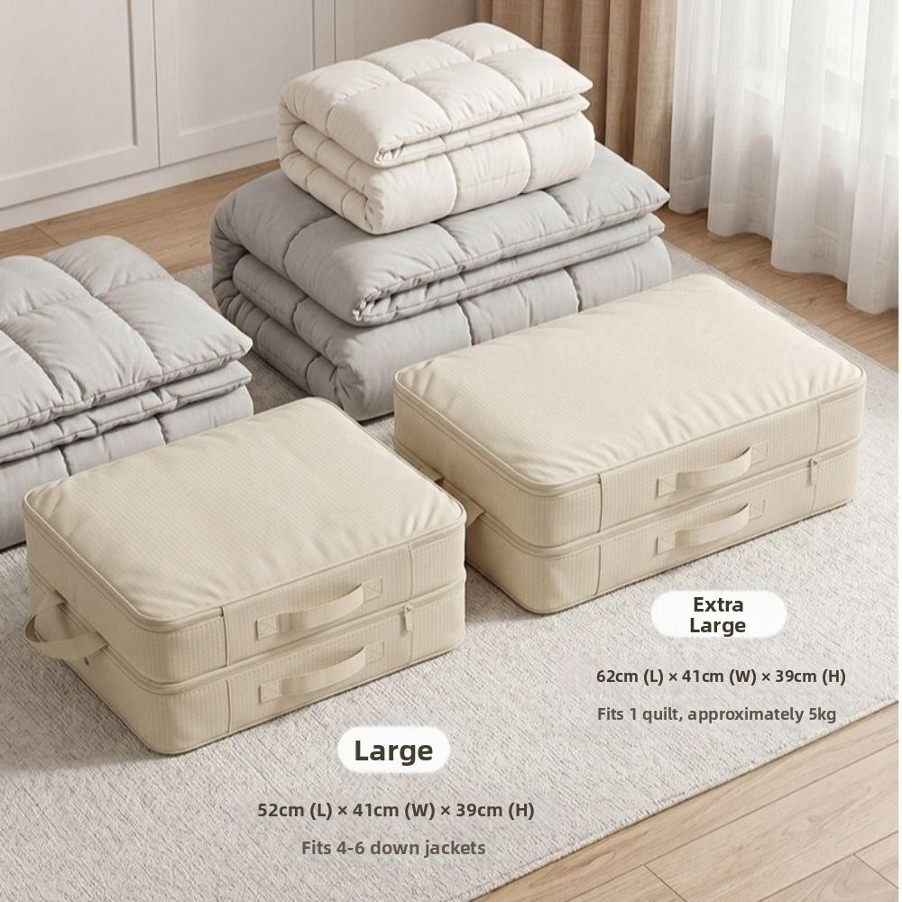 Foldable And Expandable Duvet Storage Bag Breathable Quilt Moving Bag Sofa Cushions Storage