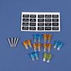 6/12 Way Blade Fuse 12-24V Car Boat Fuse Box Holder With Plastic Cover For Power Panel Board Camper Fuse1/2Pcs