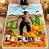 Flannel BlanketTravis Scott Warm Soft Throw Blanket for Indoor Sofa Bed Living Room Use