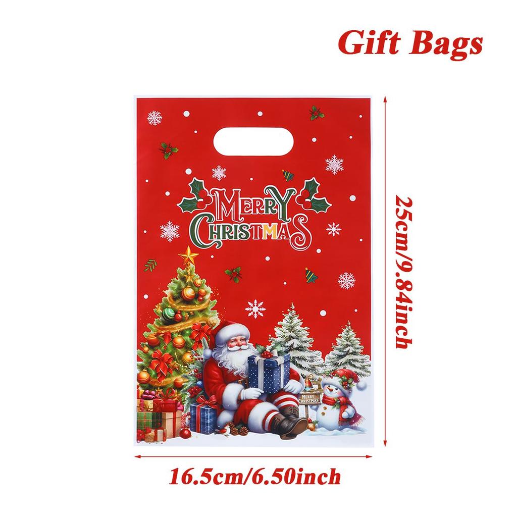 Christmas Santa Claus Gift Handbag Merry Christmas Decorations 2025 Navidad Natal Xmas Tree Elk Candy Handy Bag New Year 2026